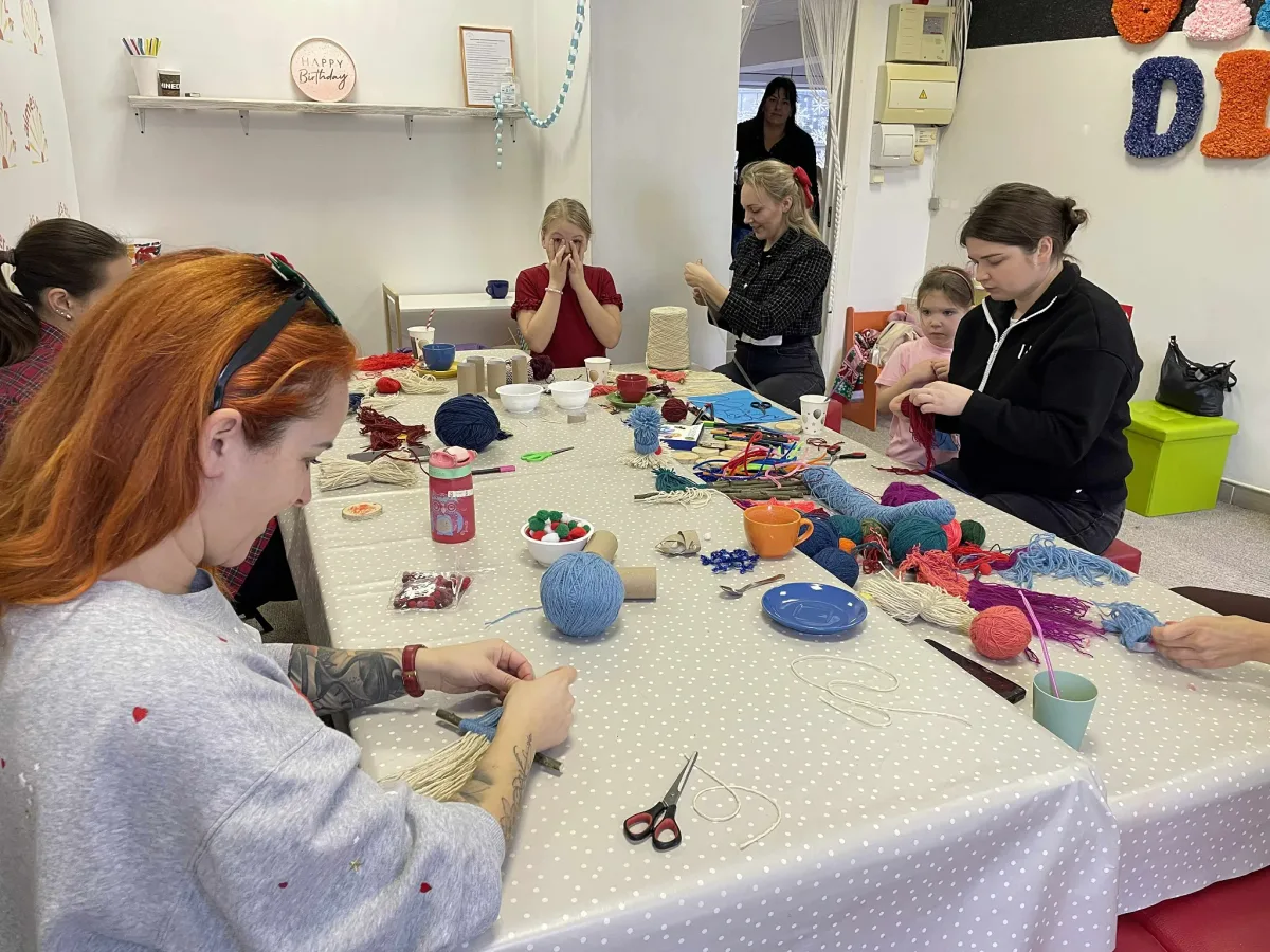 Nykštukų žaisliukų gamyba Laimės erdvėje